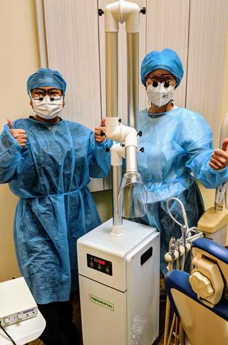 Enhanced suction vacuums in every operatory